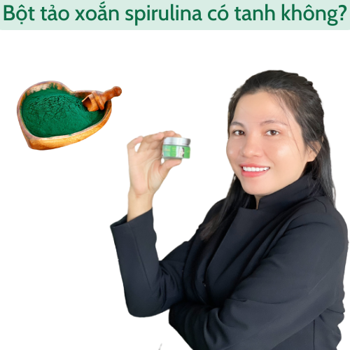 Bột tảo xoắn spirulina có tanh không? Có cách nào giảm mùi không?
