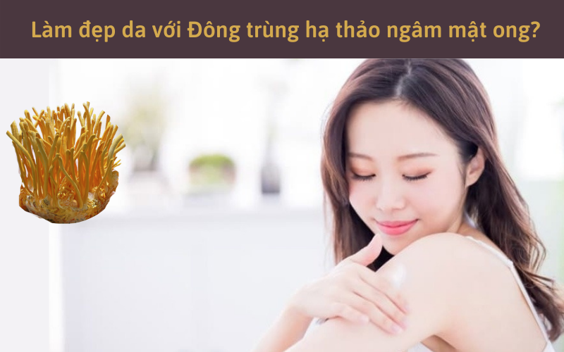 Làm đẹp da với Đông trùng hạ thảo ngâm mật ong?