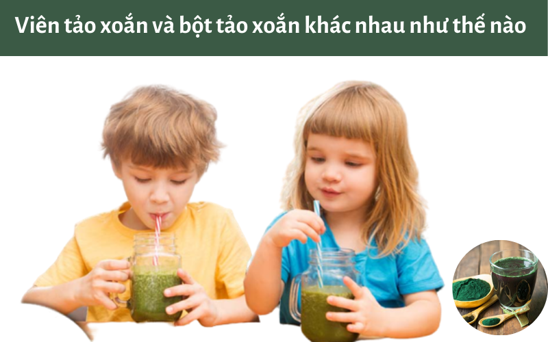 Trẻ em bao nhiêu tuổi được uống tảo xoắn Nhật Bản?