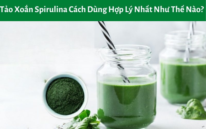 Tảo Xoắn Spirulina Cách Dùng Hợp Lý Nhất Như Thế Nào?